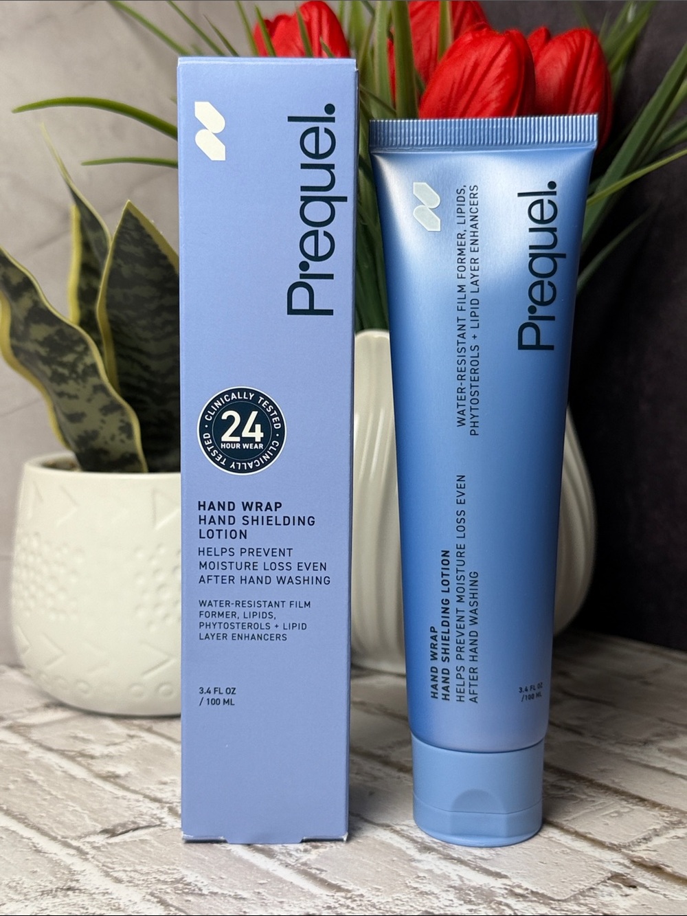 Prequel Hand Wrap Hand Shielding Lotion – Blue